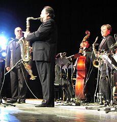 Randy Brecker, Joe Lovano, Igor (right)